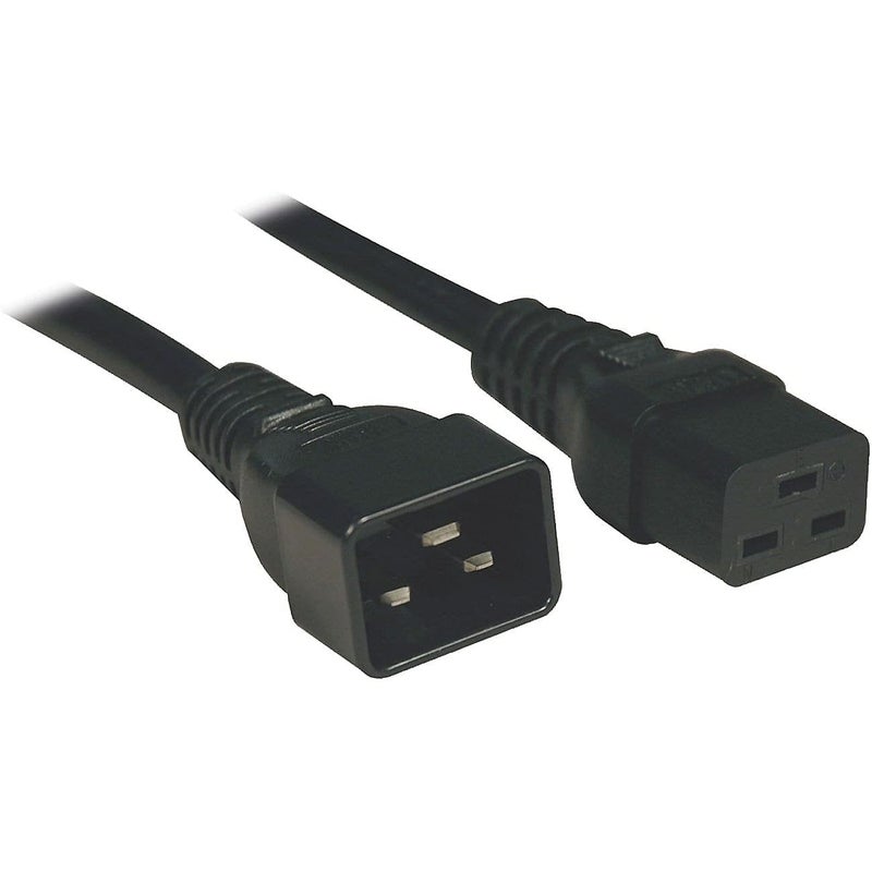 TRIPP LITE P036-003-15A Heavy Duty Power Extension Cord 14 AWG IEC 320 C19-C20 3' - Image 2
